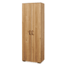 Armário multifuncional Chalvefted com 2 portas e compartimento para vassouras 175x60x35 cm Carvalho en.casa