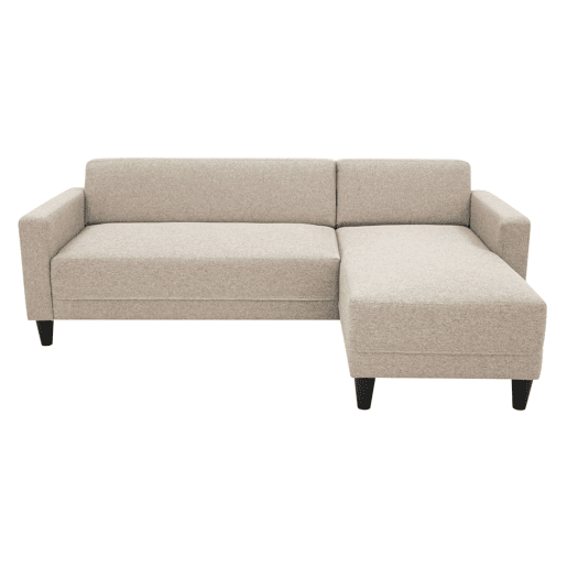 Sofá Bob Chaise Longue, 3 Lugares, Sofá de Canto Reversível, Bege Sofá Bob Chaise Longue, 3 Lugares, Sofá de Canto Reversível, Bege