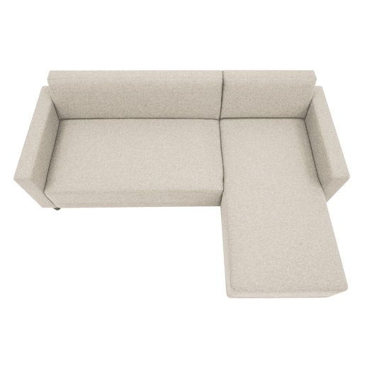 Sofá Bob Chaise Longue, 3 Lugares, Sofá de Canto Reversível, Bege Sofá Bob Chaise Longue, 3 Lugares, Sofá de Canto Reversível, Bege