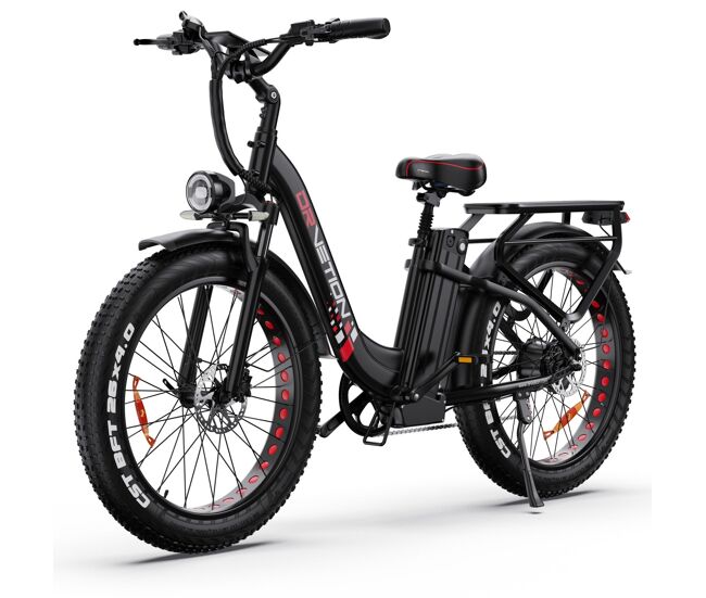 Drvetion ctr26 bicicletas eléctricas - batería 48v20ah 26 pulgada neumáticos frenos hidráulicos - negro