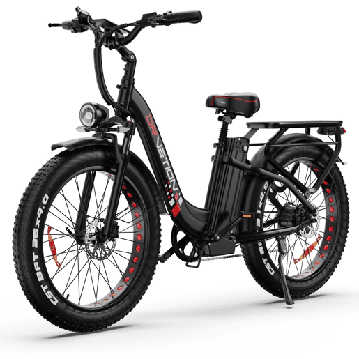 Bicicletas eléctricas DRVETION CTR26 Bateria 48V15AH 26 Polegadas Pneus Travões hidráulicos - Preto Bicicletas eléctricas DRVETION CTR26 Bateria 48V15AH 26 Polegadas Pneus Travões hidráulicos - Preto
