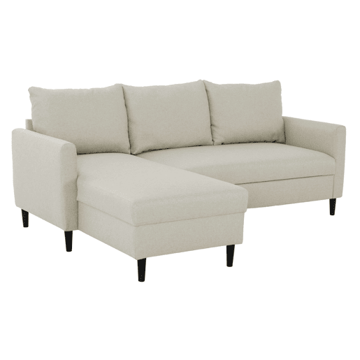 Chaise Longue Capri, 3 lugares, canto, reversível, bege, para sala de estar. Chaise Longue Capri, 3 lugares, canto, reversível, bege, para sala de estar.