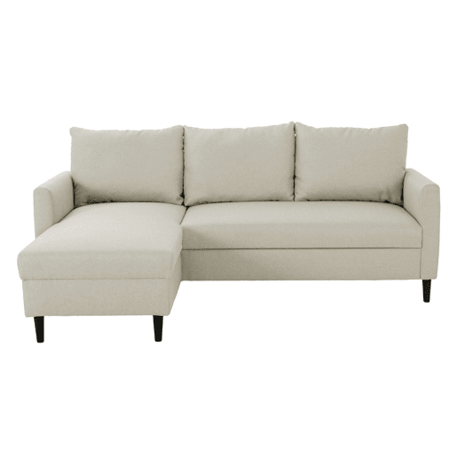 Chaise Longue Capri, 3 lugares, canto, reversível, bege, para sala de estar. Chaise Longue Capri, 3 lugares, canto, reversível, bege, para sala de estar.
