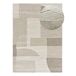 Alfombra geométrica con relieve VERONA - ATTICGO 80x150 Alfombra geométrica con relieve VERONA - ATTICGO 80x150 Crema