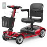 Scooter Mobilidade SEEDREAM S-01(MATE) - Motor 250W Bateria 24V20AH 8 Polegadas Travão Magnético - Vrmelho