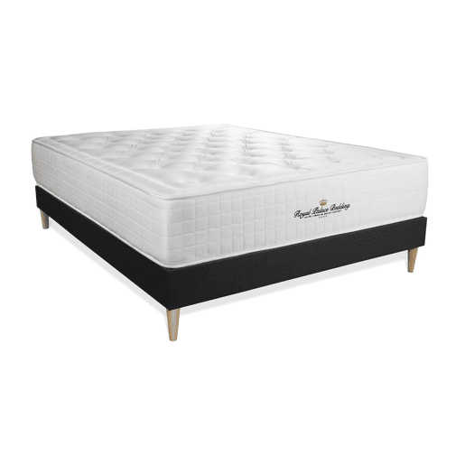 Conjunto de Estrado Preto + Colchão ROYAL PALACE BEDDING Buckingham (140x210 cm - Espuma Viscoelástica- Altura: 30 cm) Conjunto de Estrado Preto + Colchão ROYAL PALACE BEDDING Buckingham (140x210 cm - Espuma Viscoelástica- Altura: 30 cm)