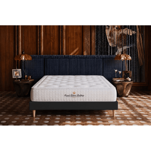 Conjunto de Estrado Preto + Colchão ROYAL PALACE BEDDING Buckingham (140x210 cm - Espuma Viscoelástica- Altura: 30 cm) Conjunto de Estrado Preto + Colchão ROYAL PALACE BEDDING Buckingham (140x210 cm - Espuma Viscoelástica- Altura: 30 cm)