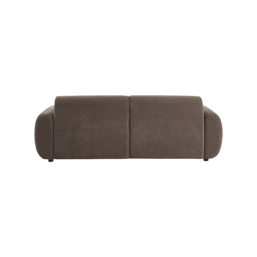 Sofá em tecido, 3 lugares Taupe - 230x99x80 cm