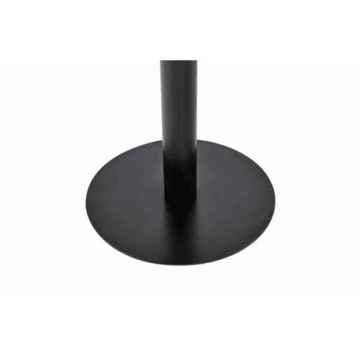 Mesa auxiliar redonda 60x60x74 cm - tampo com efeito de mármore, estrutura em aço inoxidável dourado, estilo moderno e luxuoso - Branco