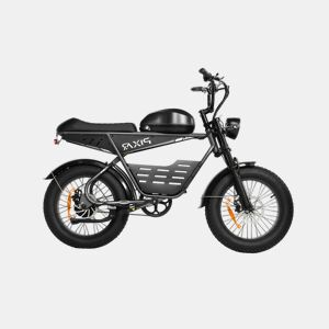 Pixar SUPER V 48V 30AH 20x4 Bicicleta Elétrica Cinza Freio a Disco