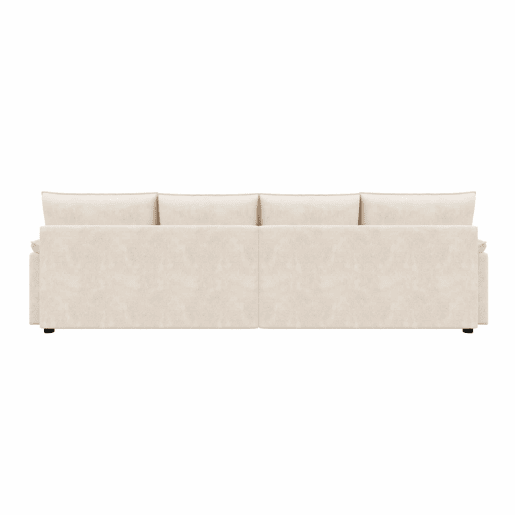 Sofá modular em U 264,5 x 142,5 x 84 cm u2013 design Deep Seat, encosto alto, 2 pufes móveis, sofá de canto confortável u2013 Bege Sofá modular em U 264,5 x 142,5 x 84 cm u2013 design Deep Seat, encosto alto, 2 pufes móveis, sofá de canto confortável u2013 Bege