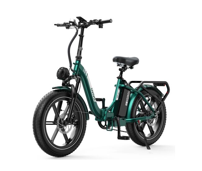 Ovivo c2 pro e-bike - motor 250w batería 48v18ah 20pulgadas frenos hidráulicos - verdeblanco