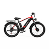 Bicicleta Elétrica Duotts F26 - Bateria 840WH Autonomia 50KM - Preto vermelho