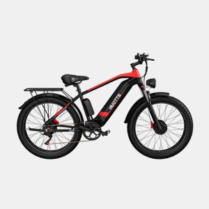 Bicicleta Elétrica Duotts F26 - Bateria 840WH Autonomia 50KM - Preto vermelho