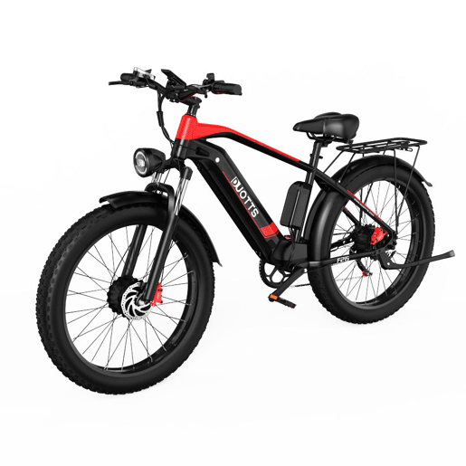 Bicicleta Elétrica Duotts F26 - Bateria 840WH Autonomia 50KM - Preto vermelho Bicicleta Elétrica Duotts F26 - Bateria 840WH Autonomia 50KM - Preto vermelho
