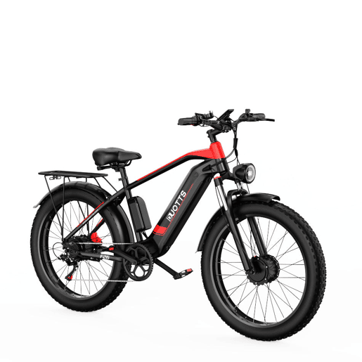 Bicicleta Elétrica Duotts F26 - Bateria 840WH Autonomia 50KM - Preto vermelho Bicicleta Elétrica Duotts F26 - Bateria 840WH Autonomia 50KM - Preto vermelho