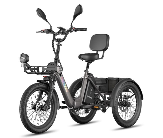 Bicicletas eléctricas fafrees f20 mate ii - motor 250w batería 48v25ah 20 pulgada neumáticos freno de disco hidráulico - negro intenso