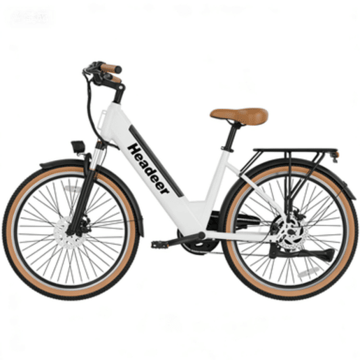 Bicicleta Elétrica HEADEER BD26195 - Bateria 48V11.5AH 26 Travão A Disco - Branco Bicicleta Elétrica HEADEER BD26195 - Bateria 48V11.5AH 26 Travão A Disco - Branco