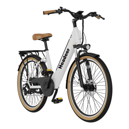Bicicleta Elétrica HEADEER BD26195 - Bateria 48V11.5AH 26 Travão A Disco - Branco Bicicleta Elétrica HEADEER BD26195 - Bateria 48V11.5AH 26 Travão A Disco - Branco
