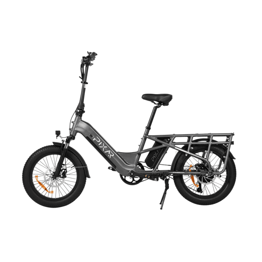 Pixar PLUS7 48V 10Ah Bicicleta Elétrica Fat Tire Cinza