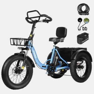 ESKUTE T302 Pro Bicicleta Elétrica 250W 48V20.8Ah 20'' Acessórios - Azul