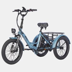 FAFREES F20 Mate Bicicletas eléctricas - Motor 250W Bateria 48V20Ah 20 Pneus Travão de disco hidráulico - Azul