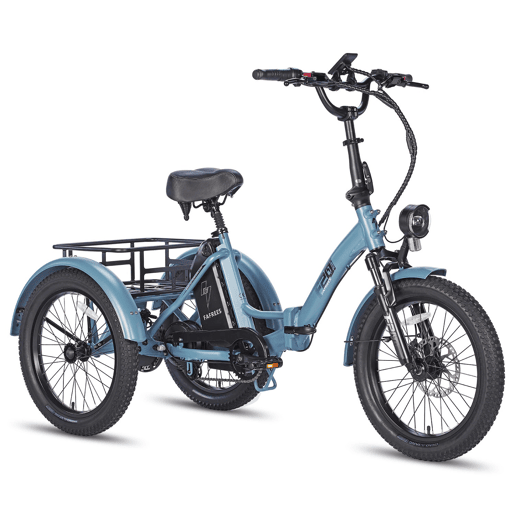 FAFREES F20 Mate Bicicletas eléctricas - Motor 250W Bateria 48V20Ah 20 Pneus Travão de disco hidráulico - Azul