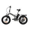 UNIVERCYCLE B3 Bicicletas eléctricas Bateria 48V13Ah 20 Polegadas Pneus Travão a disco hidráulico - Cinza