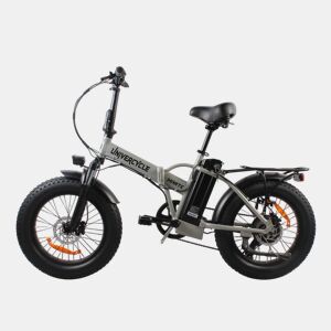 UNIVERCYCLE B3 Bicicletas eléctricas Bateria 48V13Ah 20 Polegadas Pneus Travão a disco hidráulico - Cinza