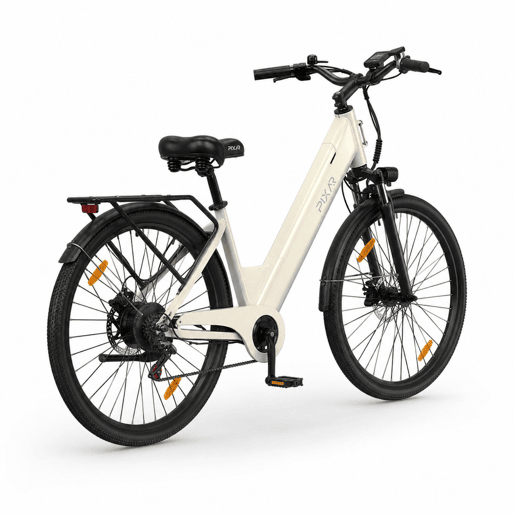Pixar C1 E-bike - Motor 250W Bateria 36V13AH 27.5x1.95 Travões Disco Mecânicos - Branco Pixar C1 E-bike - Motor 250W Bateria 36V13AH 27.5x1.95 Travões Disco Mecânicos - Branco