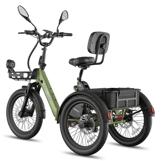 FAFREES F20 Mate II Bicicletas eléctricas - Motor 250W Bateria 48V21AH 20 Polegadas Pneus Travão a disco hidráulico - Verde-militar FAFREES F20 Mate II Bicicletas eléctricas - Motor 250W Bateria 48V21AH 20 Polegadas Pneus Travão a disco hidráulico - Verde-militar