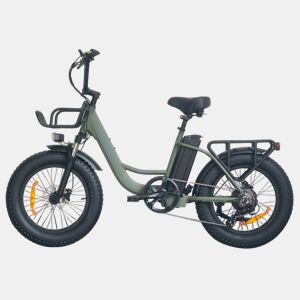 UNIVERCYCLE B5 Bicicletas eléctricas - Motor 250W Bateria 48V13Ah 20 Polegadas Pneus Travão a disco hidráulico - Verde