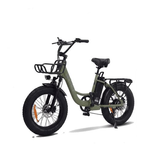 UNIVERCYCLE B5 Bicicletas eléctricas - Motor 250W Bateria 48V13Ah 20 Polegadas Pneus Travão a disco hidráulico - Verde