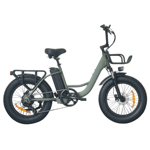 UNIVERCYCLE B5 Bicicletas eléctricas - Motor 250W Bateria 48V13Ah 20 Polegadas Pneus Travão a disco hidráulico - Verde
