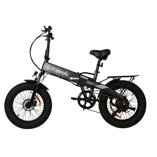 UNIVERCYCLE B1 Bicicletas eléctricas Bateria 48V13Ah 20 Polegadas Pneus Travão a disco hidráulico - Preto