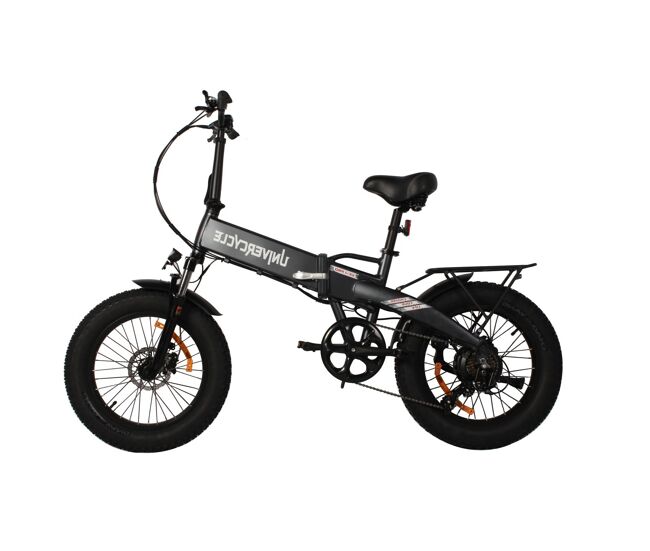 Univercycle b1 bicicletas eléctricas - batería 48v13ah 20 pulgada neumáticos freno de disco hidráulico - negro