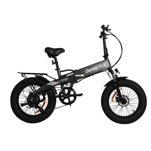 UNIVERCYCLE B1 Bicicletas eléctricas Bateria 48V13Ah 20 Polegadas Pneus Travão a disco hidráulico - Preto