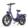 OVIVO C2 PRO E-bike - Motor 250W Bateria 48V18AH 20Polegadas Travões Hidráulicos - Camaleão