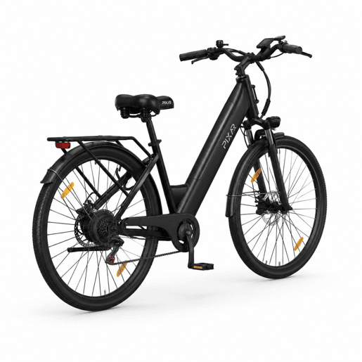 Pixar C1 E-bike - Motor 250W Bateria 36V13AH 27.5x1.95 Travões Disco Mecânicos - Preto Pixar C1 E-bike - Motor 250W Bateria 36V13AH 27.5x1.95 Travões Disco Mecânicos - Preto