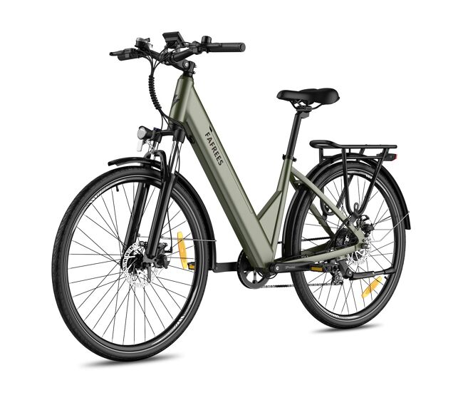 Fafrees f28 pro e-bike - motor 250w batería 36v15ah 55km - verde mate