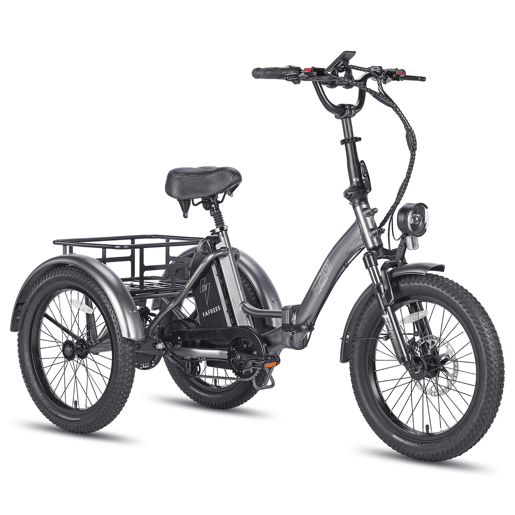 FAFREES F20 Mate Bicicletas eléctricas - Motor 250W Bateria 48V20Ah 20 Pneus Travão de disco hidráulico - Cinza chumbo FAFREES F20 Mate Bicicletas eléctricas - Motor 250W Bateria 48V20Ah 20 Pneus Travão de disco hidráulico - Cinza chumbo