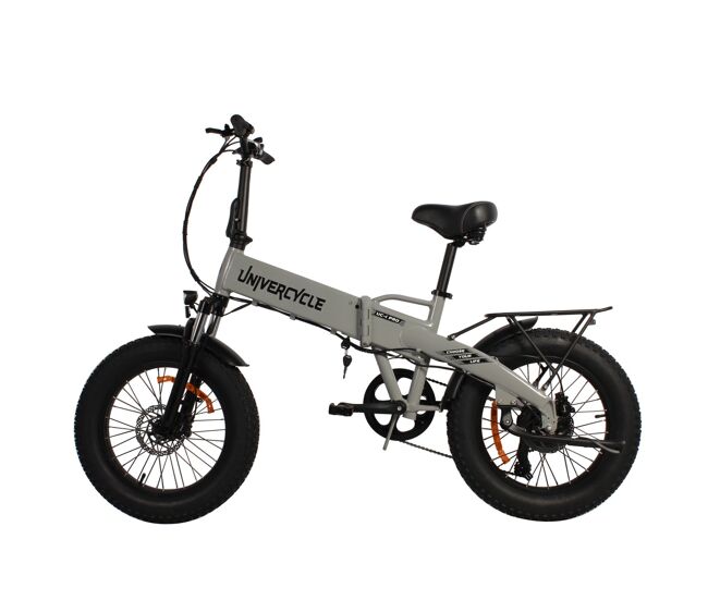 Univercycle b1 bicicletas eléctricas - batería 48v13ah 20 pulgada neumáticos freno de disco hidráulico - gris