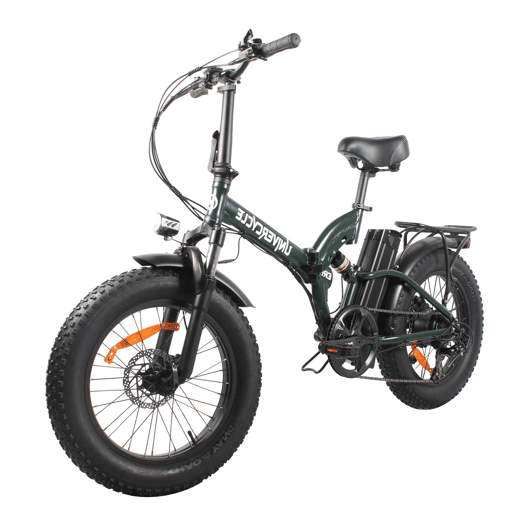 UNIVERCYCLE B4 Bicicletas eléctricas Bateria 48V13Ah 20 Polegadas Pneus Travão a disco hidráulico - Verde UNIVERCYCLE B4 Bicicletas eléctricas Bateria 48V13Ah 20 Polegadas Pneus Travão a disco hidráulico - Verde