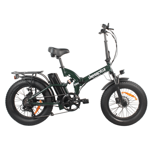 UNIVERCYCLE B4 Bicicletas eléctricas Bateria 48V13Ah 20 Polegadas Pneus Travão a disco hidráulico - Verde UNIVERCYCLE B4 Bicicletas eléctricas Bateria 48V13Ah 20 Polegadas Pneus Travão a disco hidráulico - Verde
