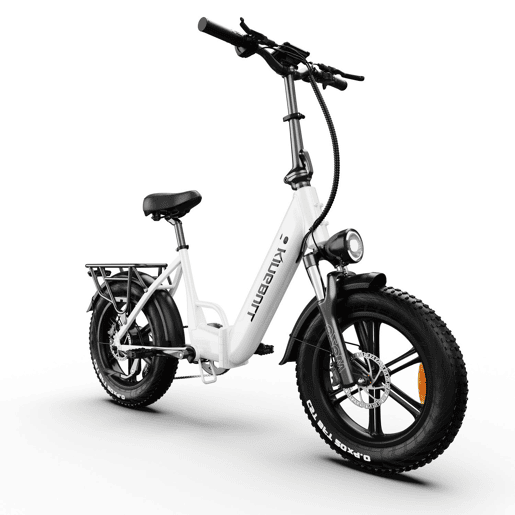 MAXTURN Literider 2.0 Bicicletas eléctricas Bateria 48V13.5AH 20 Polegadas Pneus Travão a disco hidráulico - Branco