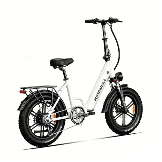MAXTURN Literider 2.0 Bicicletas eléctricas Bateria 48V13.5AH 20 Polegadas Pneus Travão a disco hidráulico - Branco