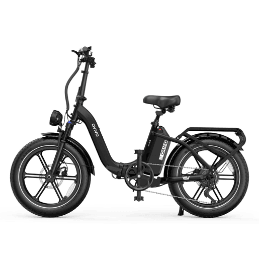 OVIVO C2 PRO E-bike - Motor 250W Bateria 48V18AH 20Polegadas Travões Hidráulicos - Preto