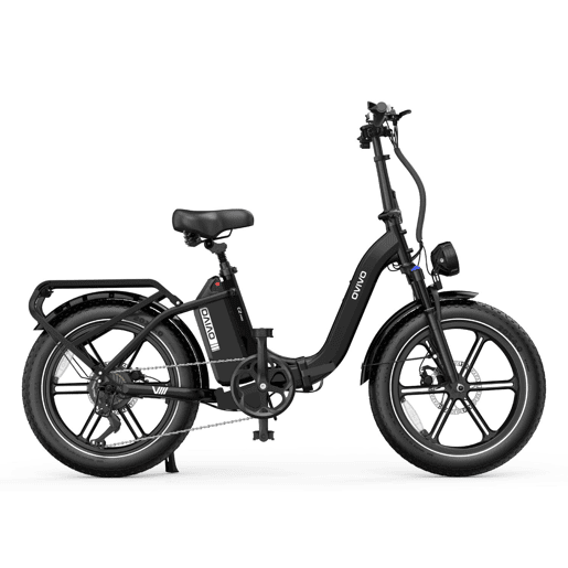 OVIVO C2 PRO E-bike - Motor 250W Bateria 48V18AH 20Polegadas Travões Hidráulicos - Preto