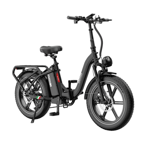 OVIVO C2 PRO E-bike - Motor 250W Bateria 48V18AH 20Polegadas Travões Hidráulicos - Preto