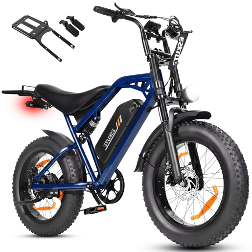 Moto Elétrica | ESKUTE V202 | 250W 48V20.8Ah 20x4 Travões de Disco Mecânicos Acessórios - Azul Moto Elétrica | ESKUTE V202 | 250W 48V20.8Ah 20x4 Travões de Disco Mecânicos Acessórios - Azul